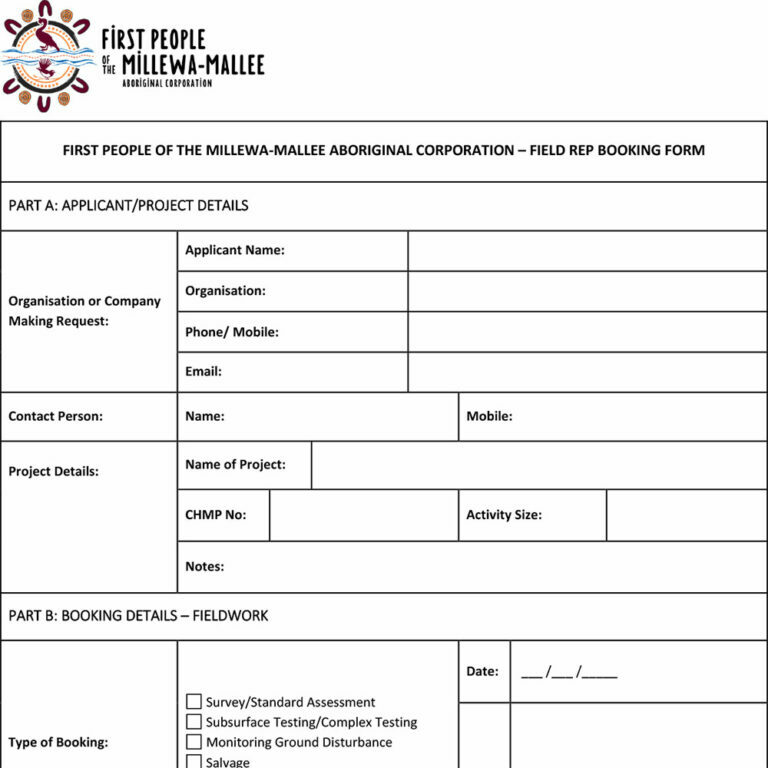 Field-Rep-Booking-Form