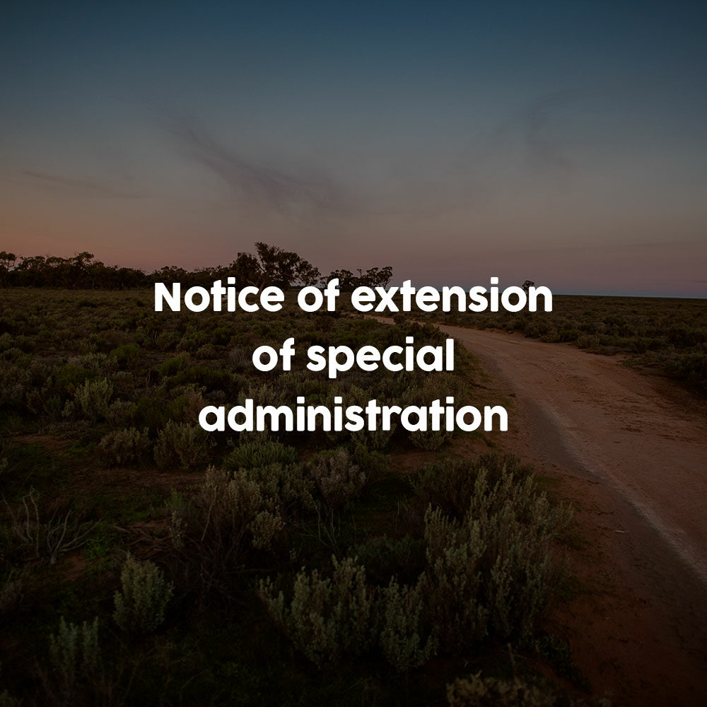notice-of-extension-of-special-administration